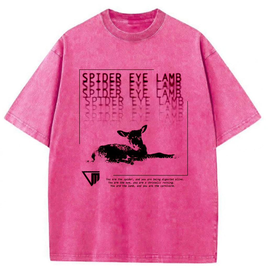 bbb Spider Eye Lamb Washed T-Shirt