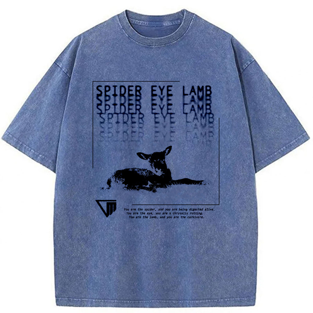 bbb Spider Eye Lamb Washed T-Shirt