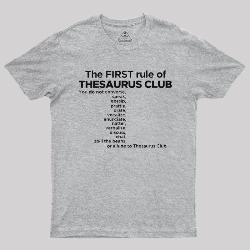 Thesaurus Club Confidential  T-Shirt