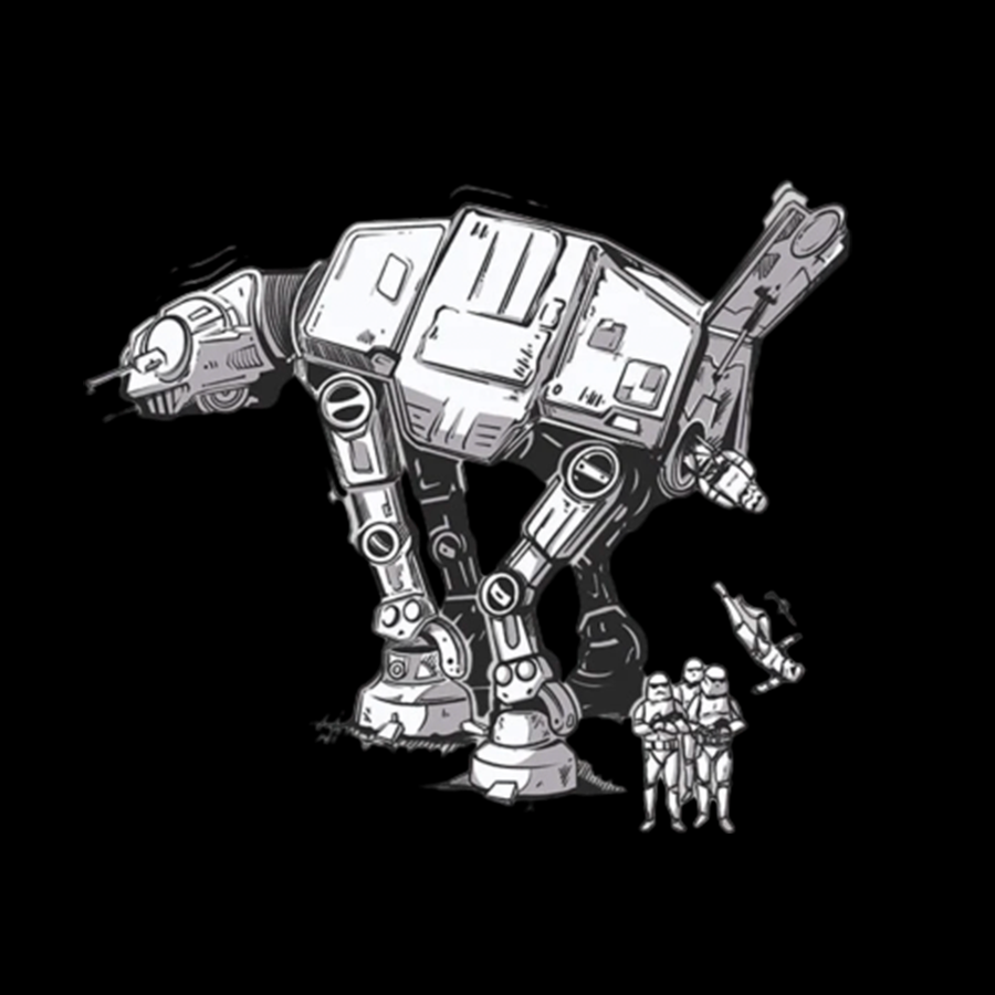 Imperial Walker Planet Battles  T-Shirt