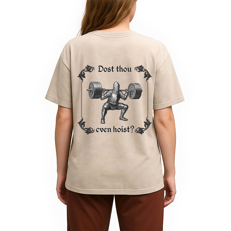 bbb Dost Thou Even Hoist Back Washed T-Shirt