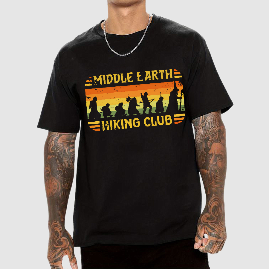 Middle Earth Hiking Club  T-Shirt