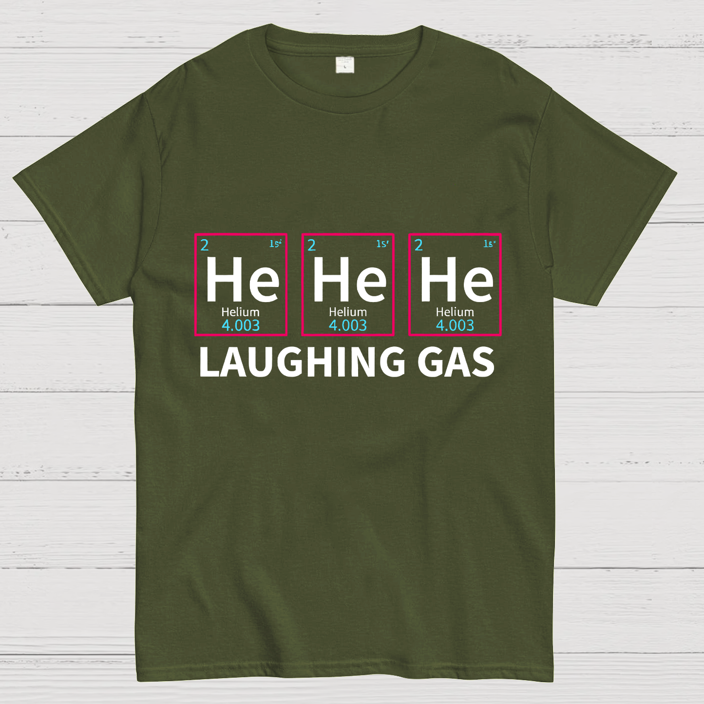 Laughing Gas Periodic Table of Elements y T-Shirt