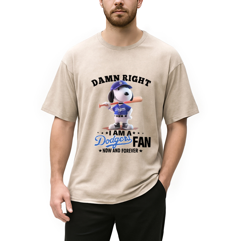 bbb Dodgers Baseball Vintage Washed T-Shirt