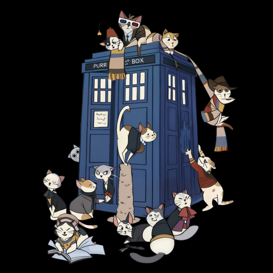 Doctor Cat y T-Shirt