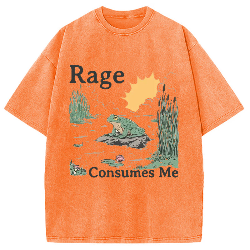 bbb Rage Consumes Me Frog Pond Washed T-Shirt