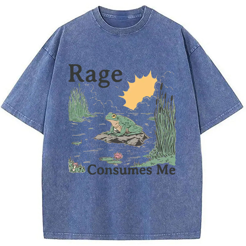 bbb Rage Consumes Me Frog Pond Washed T-Shirt