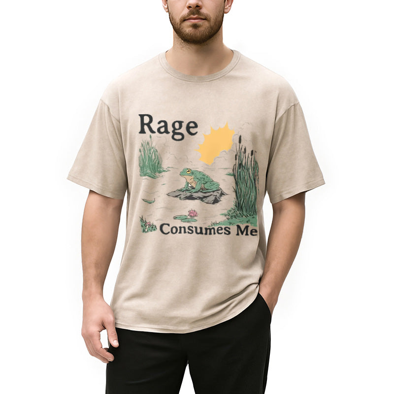 bbb Rage Consumes Me Frog Pond Washed T-Shirt