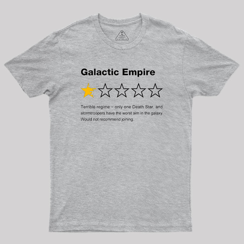 Galactic Empire Review  T-Shirt