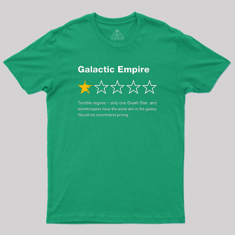 Galactic Empire Review  T-Shirt
