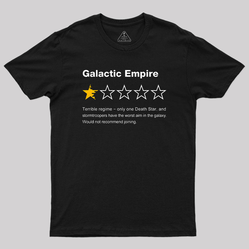 Galactic Empire Review  T-Shirt