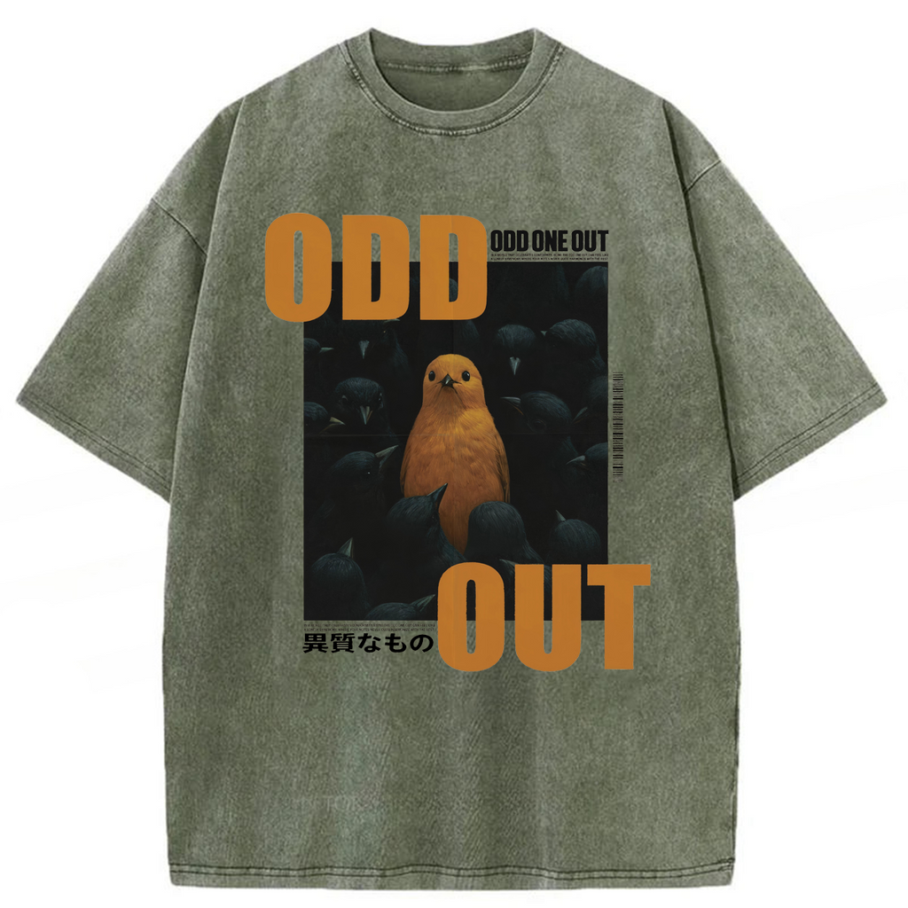 bbb Odd One Out Be Yourself Washed T-shirt