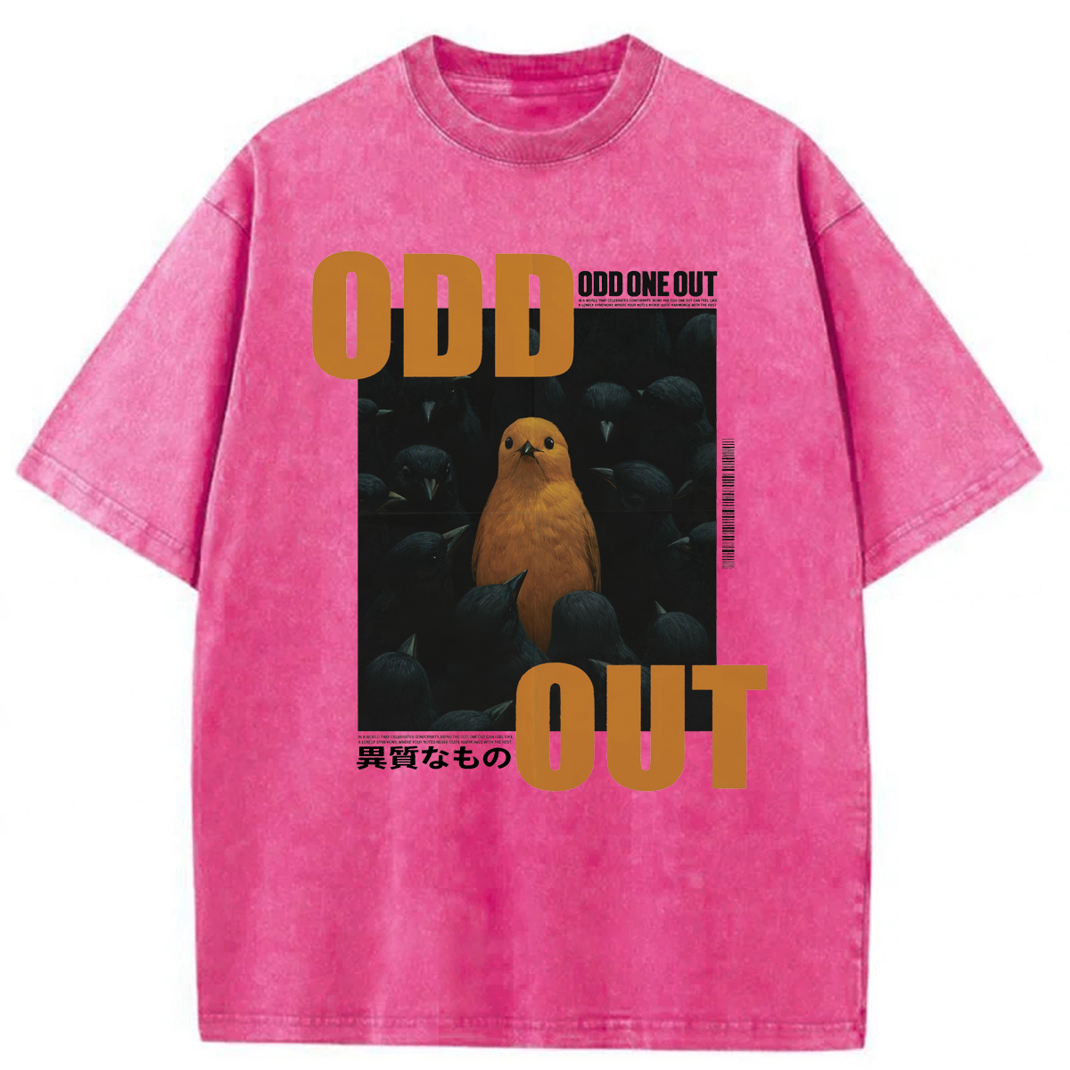 bbb Odd One Out Be Yourself Washed T-shirt