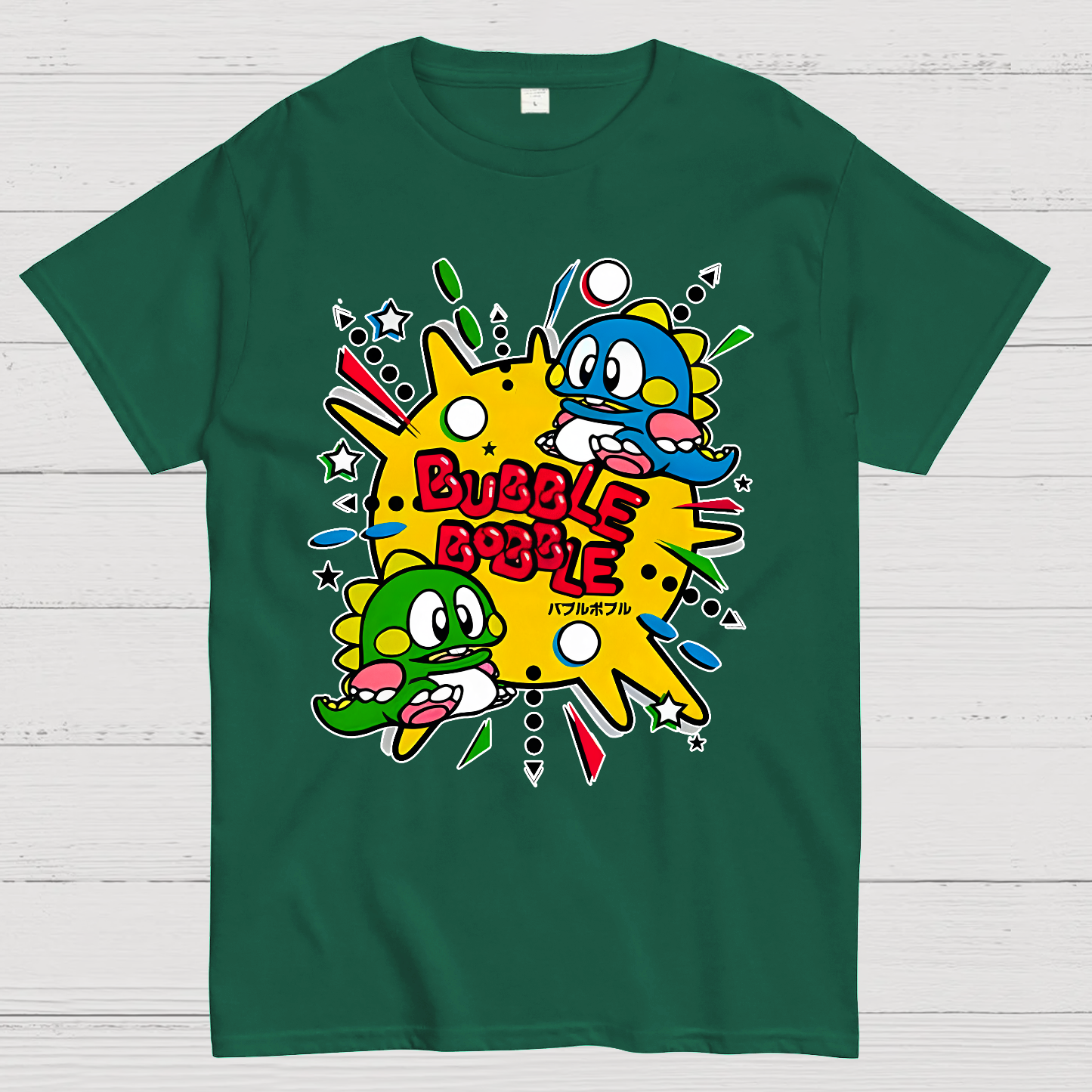 Bubble Bobble Retro Game  T-Shirt