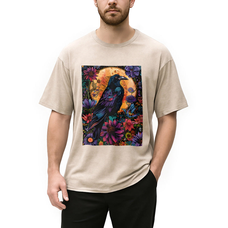 bbb Mandala Crow Washed T-Shirt