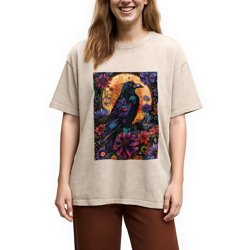 bbb Mandala Crow Washed T-Shirt