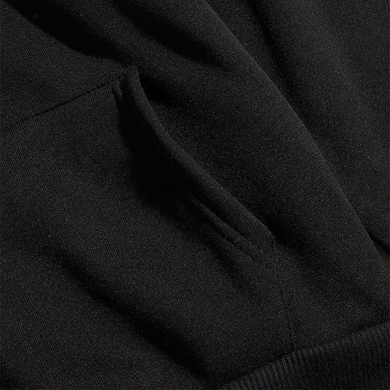 Oversized Women's Hoodie - Loose Back Print, Polyester