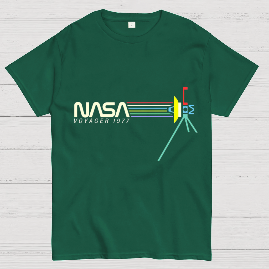 Retro NASA Voyager Spacecraft y T-Shirt