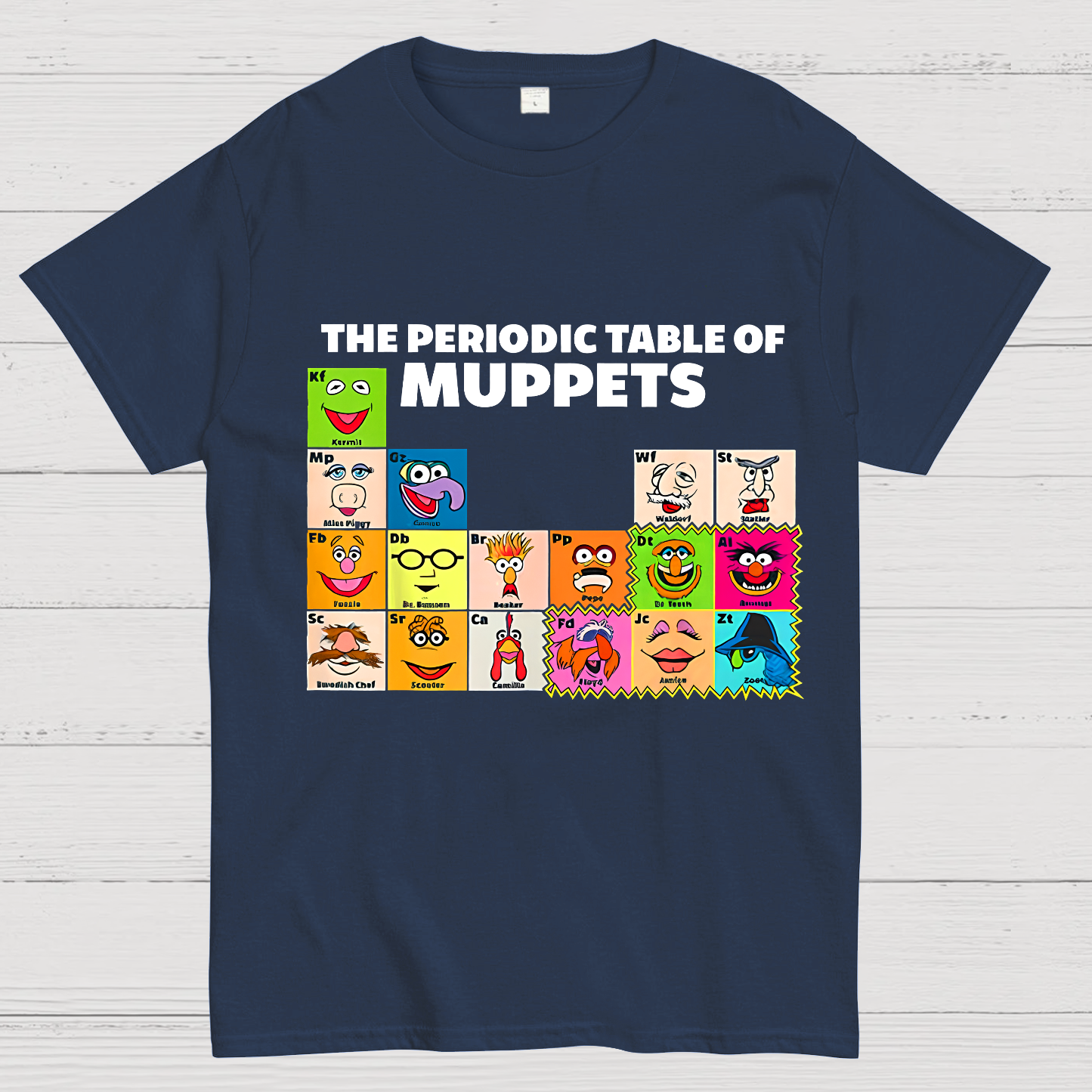 Muppets Periodic Table Funny y T-Shirt