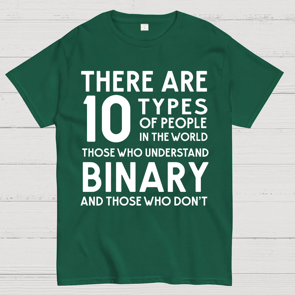 There Are 10 Types of People-Those Who Understand Binary and Those Who Don’t  T-Shirt