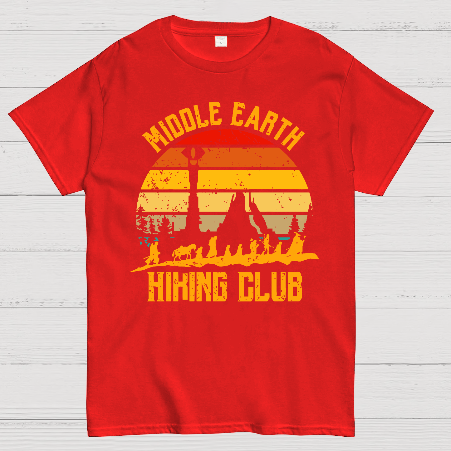 Middle Earth Hiking Club  T-Shirt