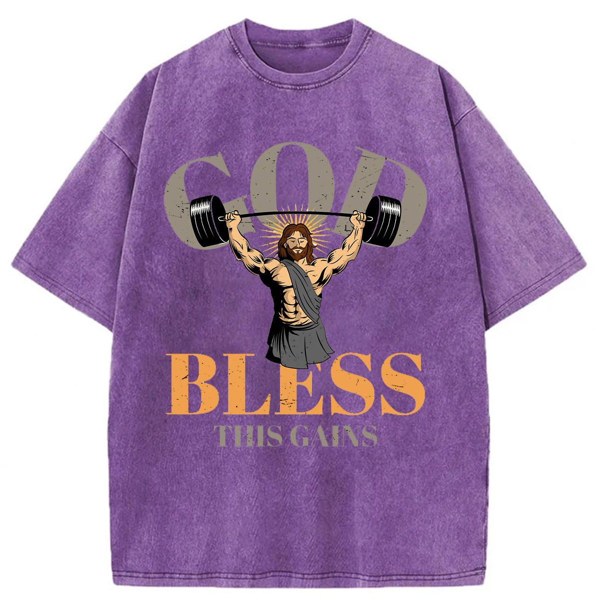 bbb God Bless These Gains Washed T-shirt