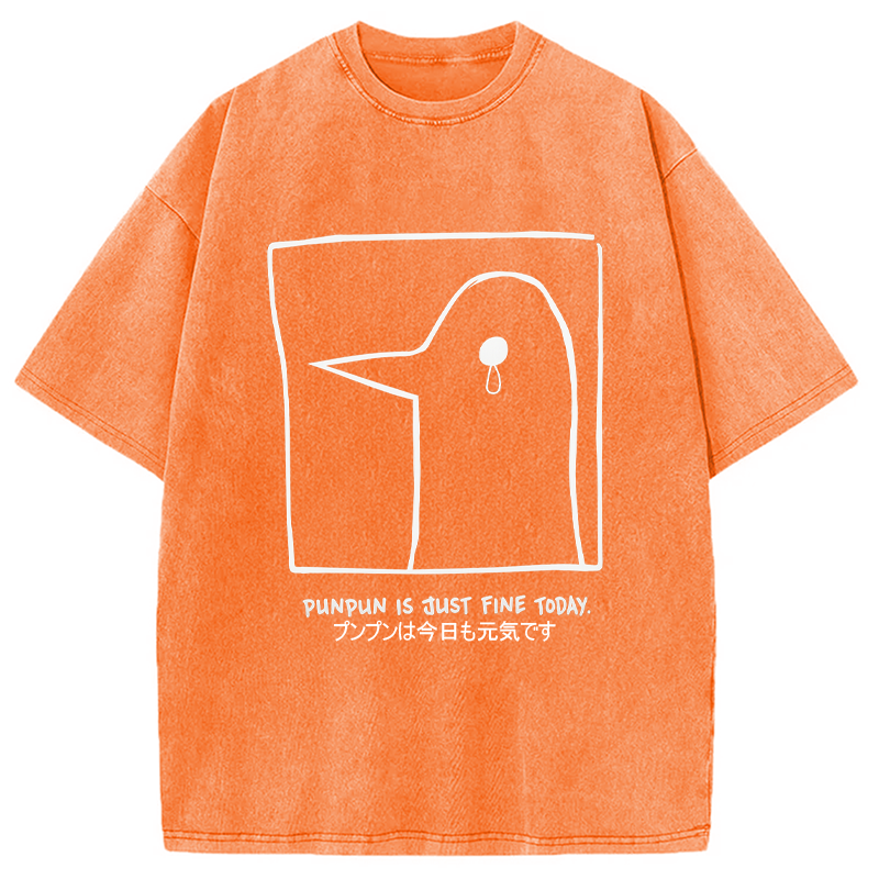 bbb Oyasumi Punpun Washed T-Shirt