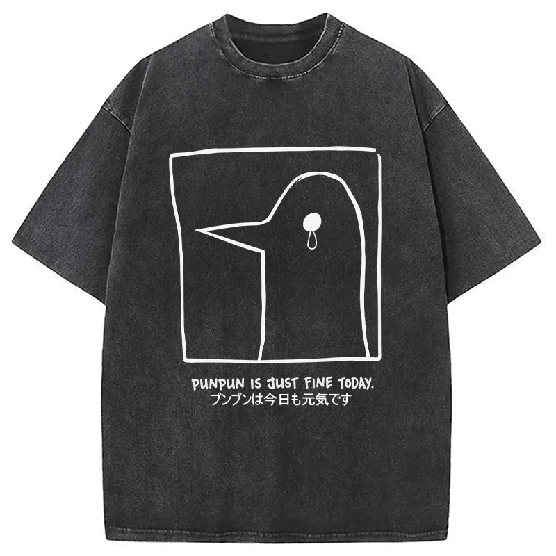 bbb Oyasumi Punpun Washed T-Shirt