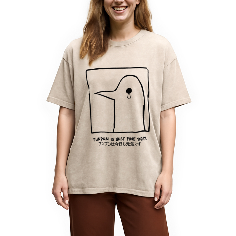 bbb Oyasumi Punpun Washed T-Shirt