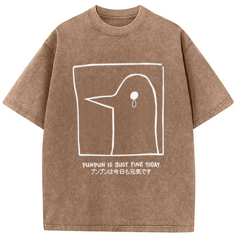 bbb Oyasumi Punpun Washed T-Shirt