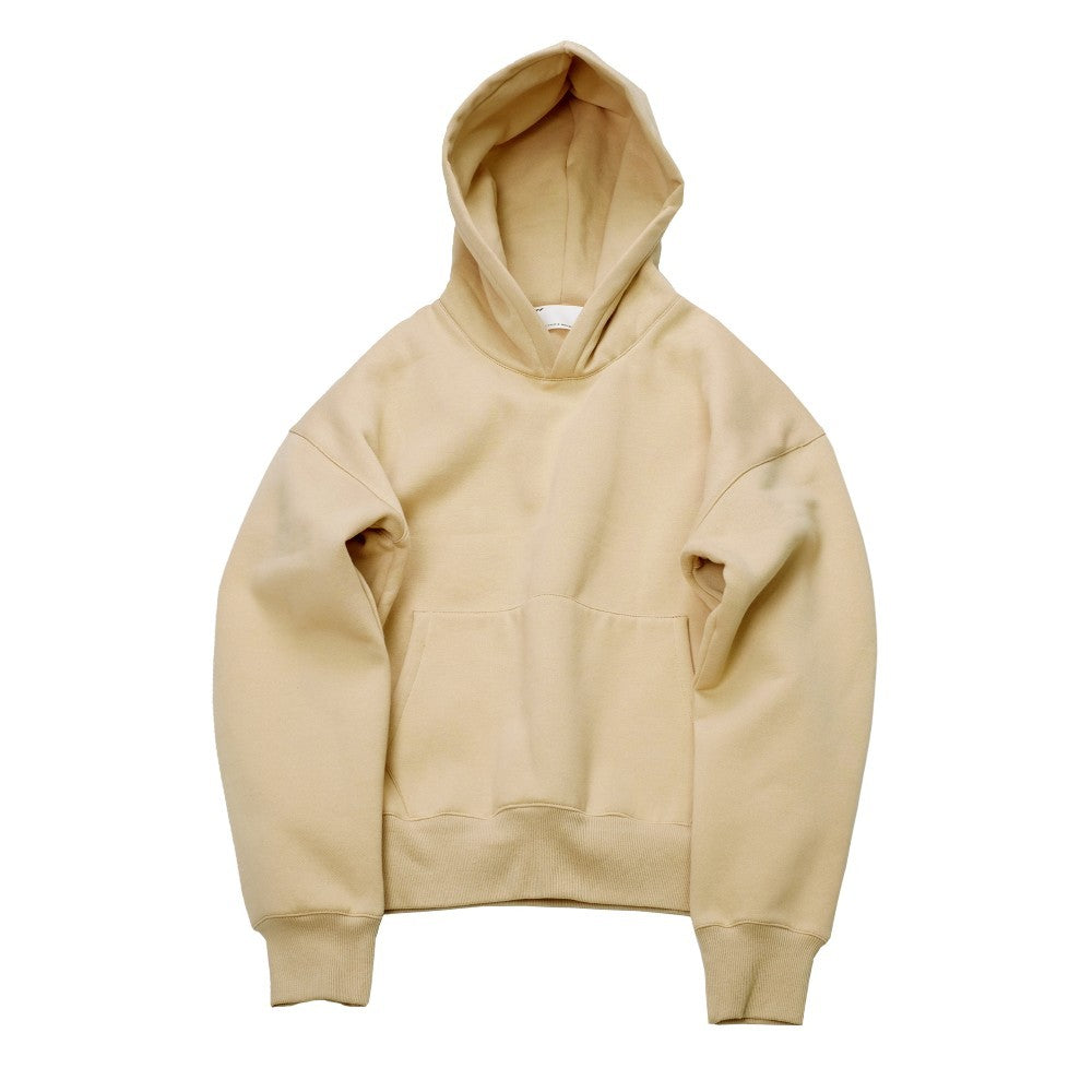 Oversized Unisex-Hoodie in lässiger Passform – kastenförmiger Schnitt, Baumwoll-Layering