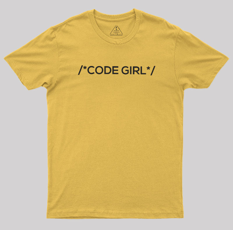 Coder Girl Programmer  T-Shirt