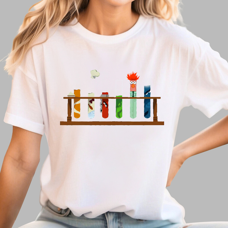 Muppet Science Bunsen And Beaker Teacher y T-Shirt