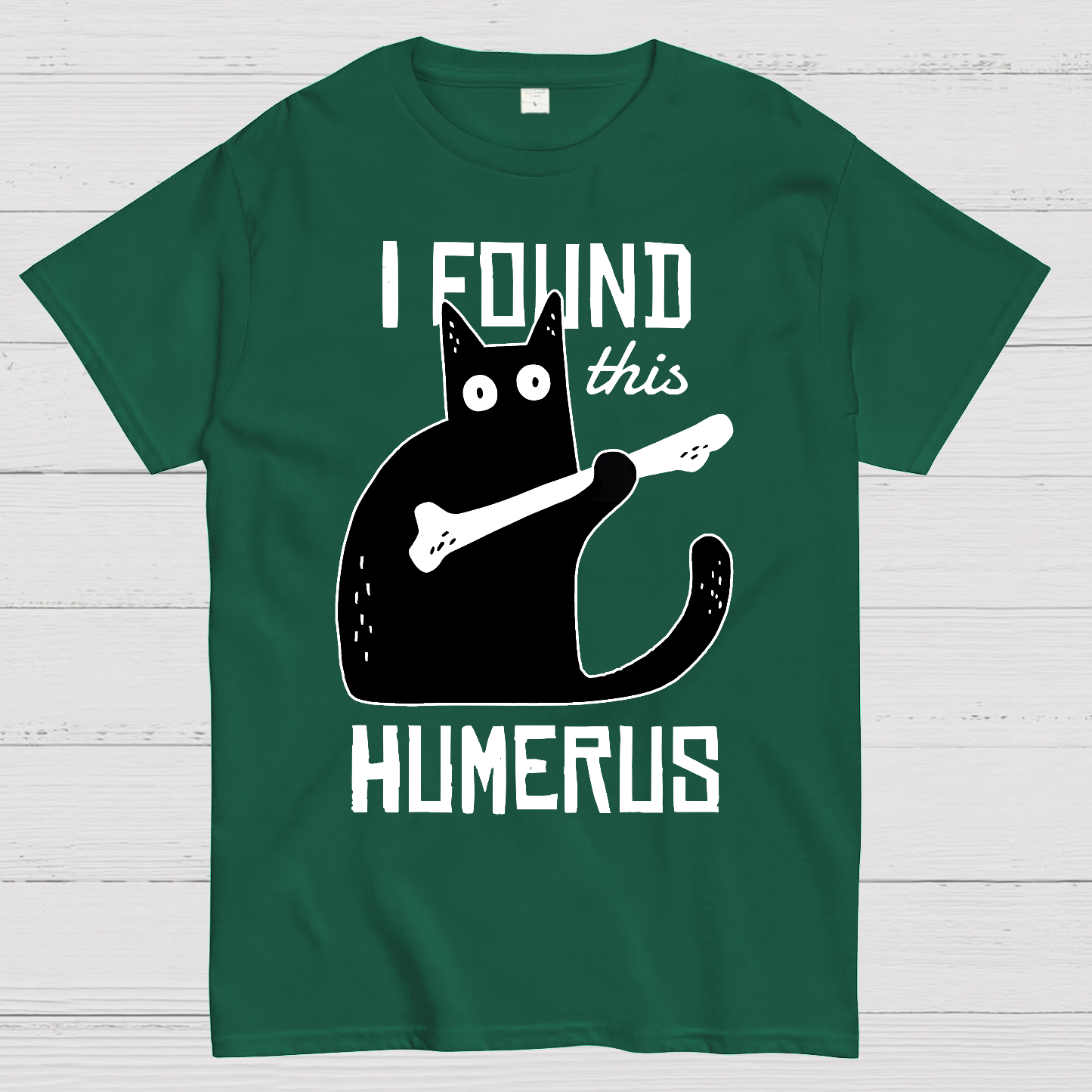 Cat With A Bone  T-Shirt