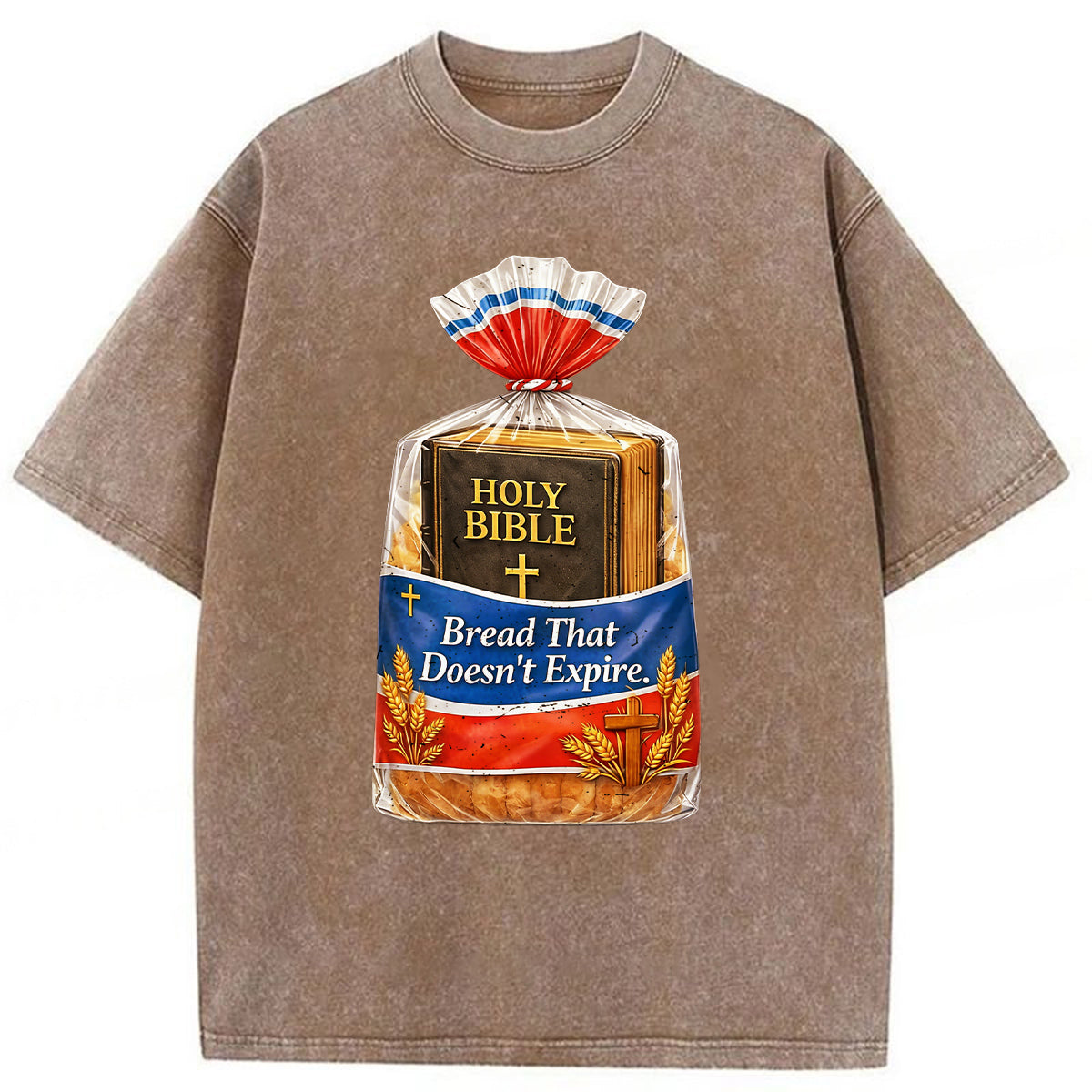 bbb Bread That Doesn't Expire Washed T-shirt