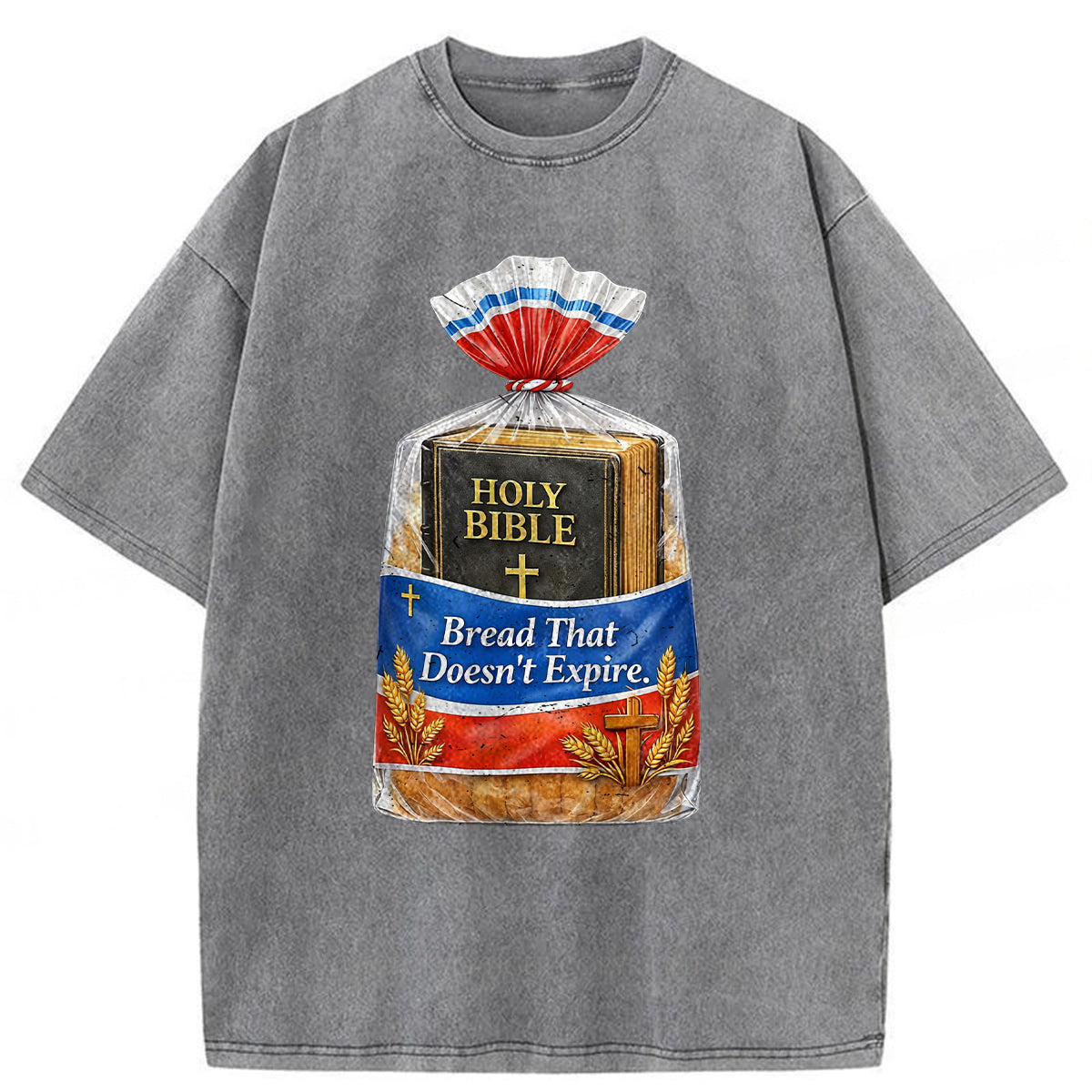 bbb Bread That Doesn't Expire Washed T-shirt
