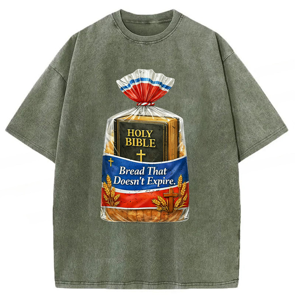bbb Bread That Doesn't Expire Washed T-shirt