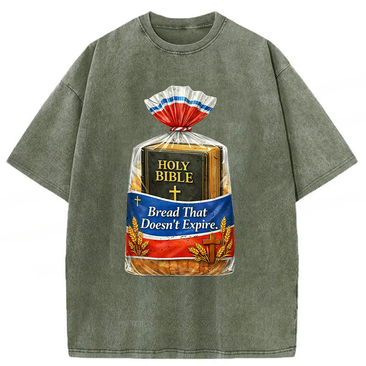 bbb Bread That Doesn't Expire Washed T-shirt
