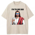 bbb Jesus I'm Telling Dad Washed T-shirt