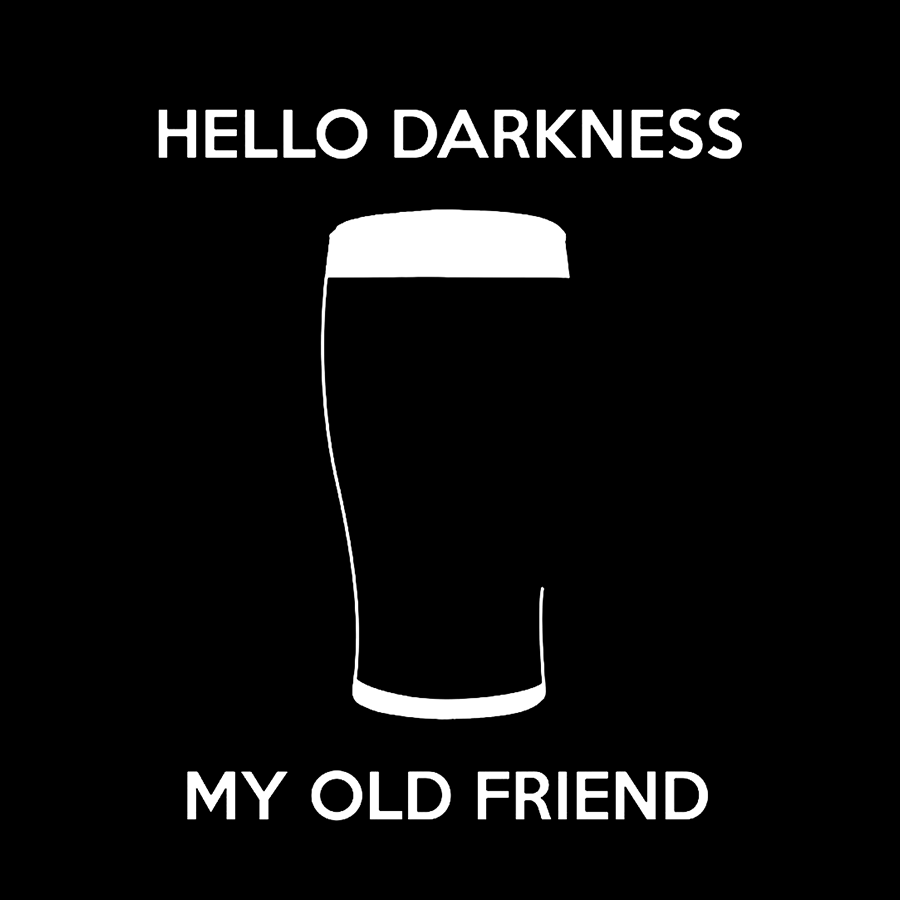 Hello Darkness My Old Friend Nerdy Graphic  T-Shirt