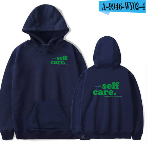 Warm Unisex Hoodie - Pullover, Cotton Blend, For Winter