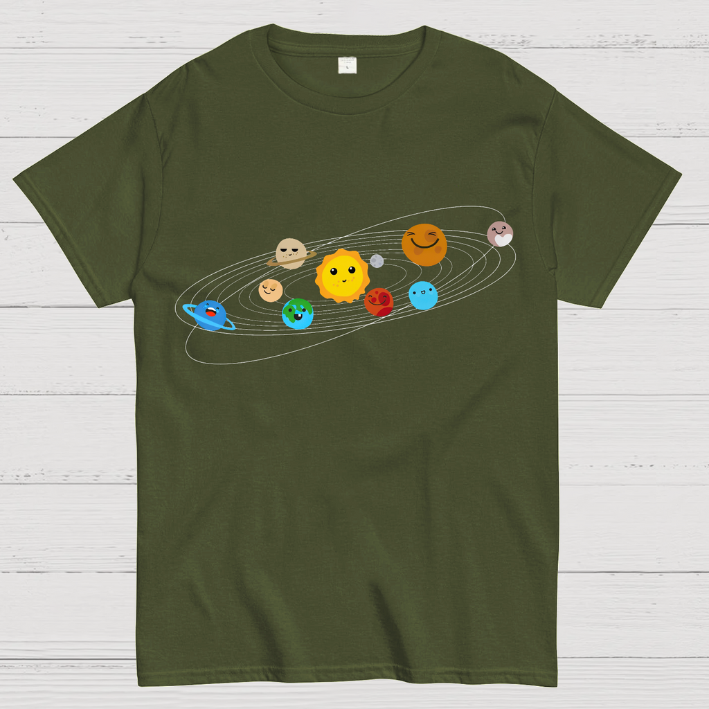 Solar System Nerdy T-Shirt