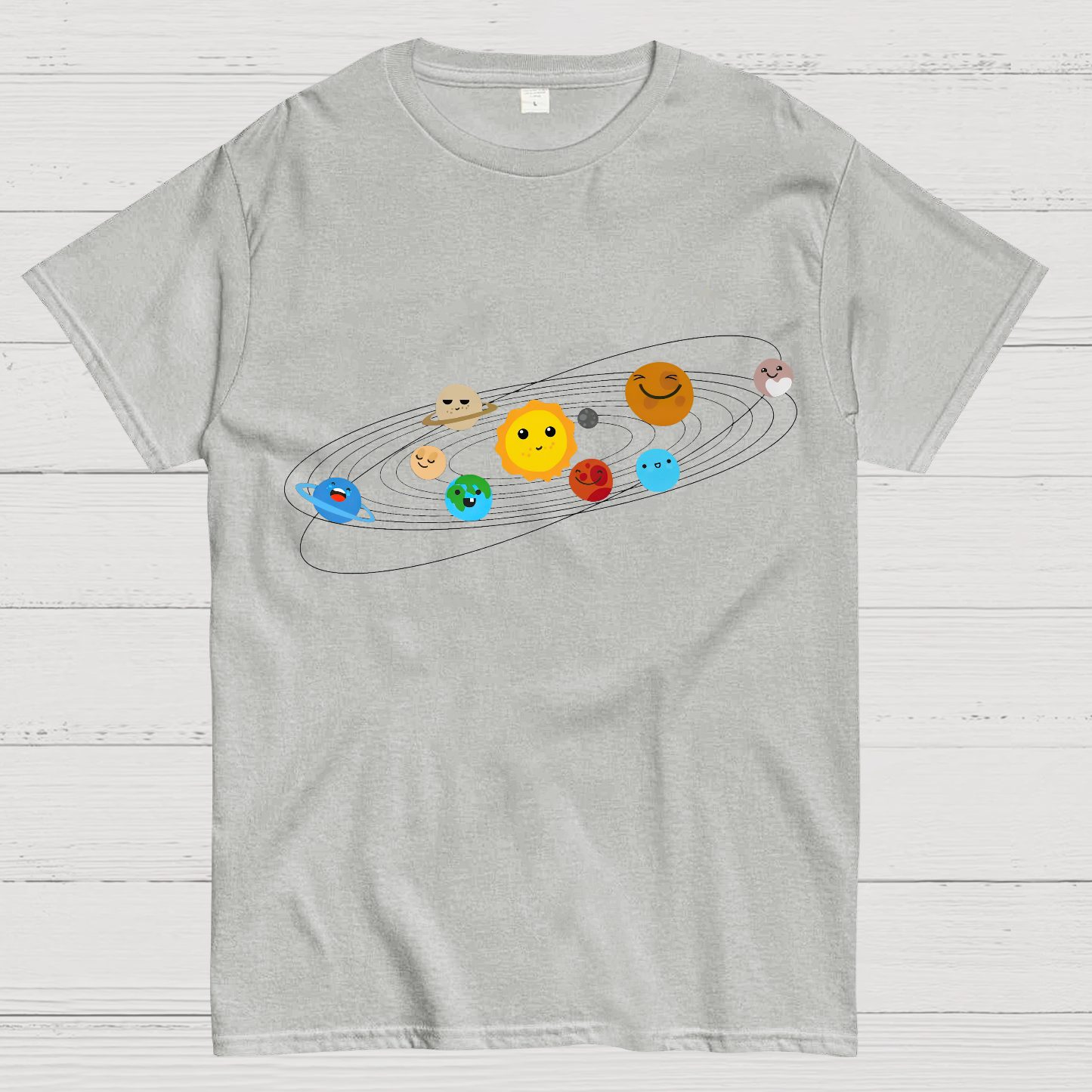 Solar System Nerdy T-Shirt