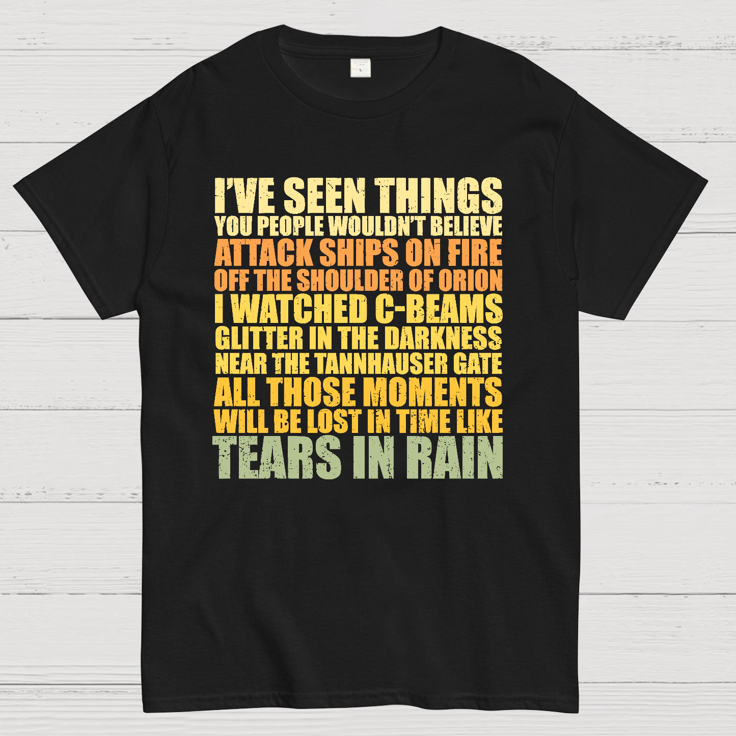 Tears In Rain  T-Shirt