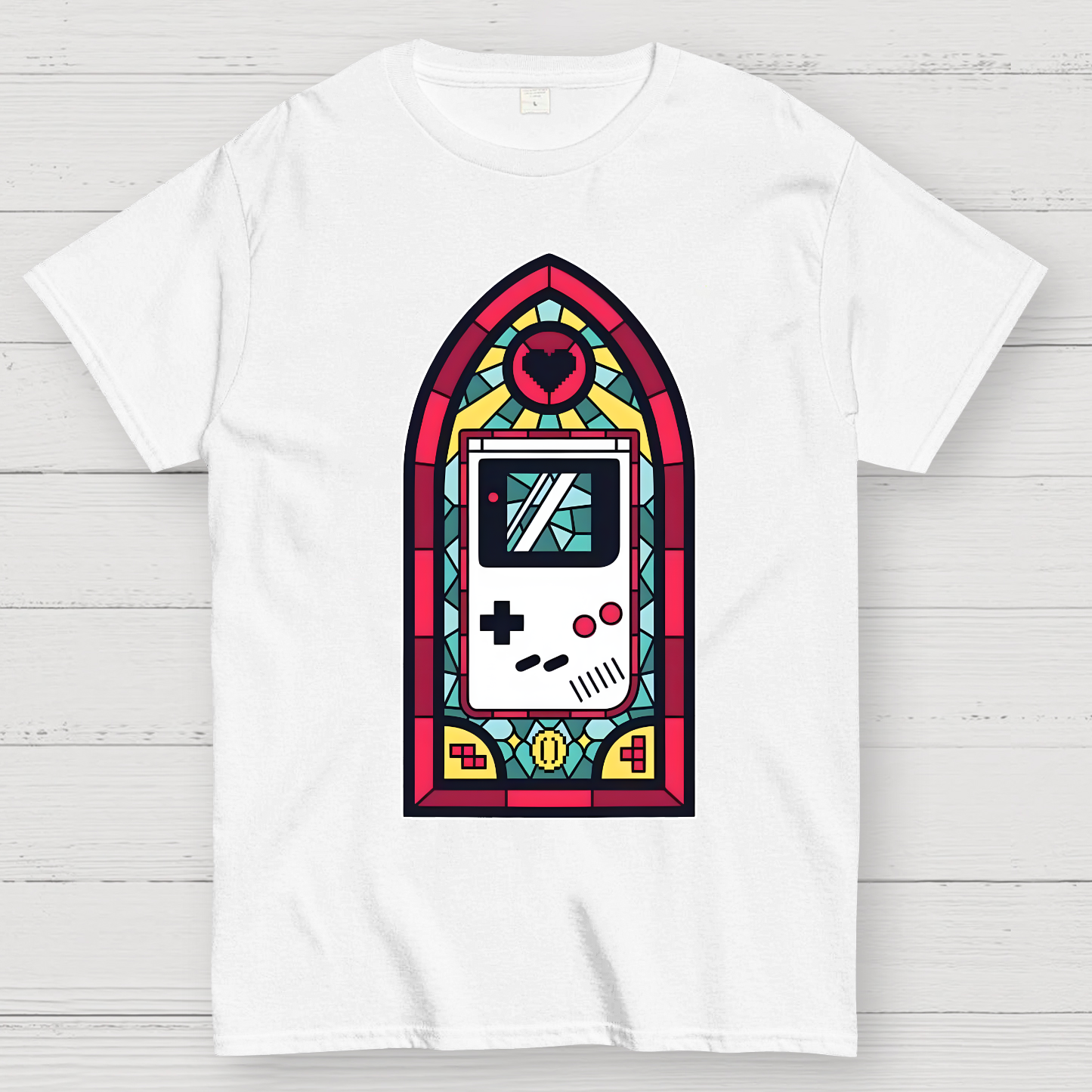 8bit Stained Glass  T-Shirt