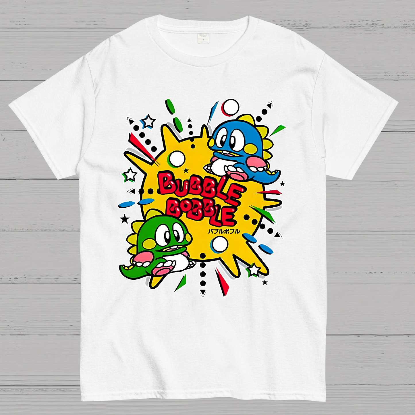 Bubble Bobble Retro Game  T-Shirt