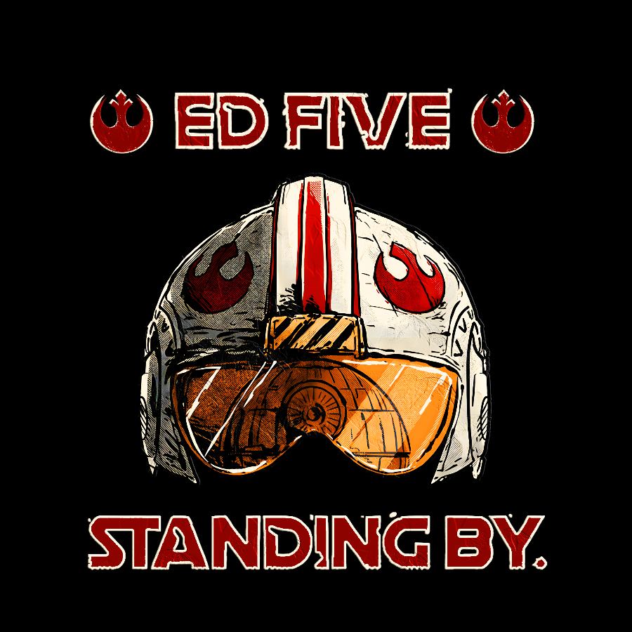 Ed Five Standing By  T-Shirt