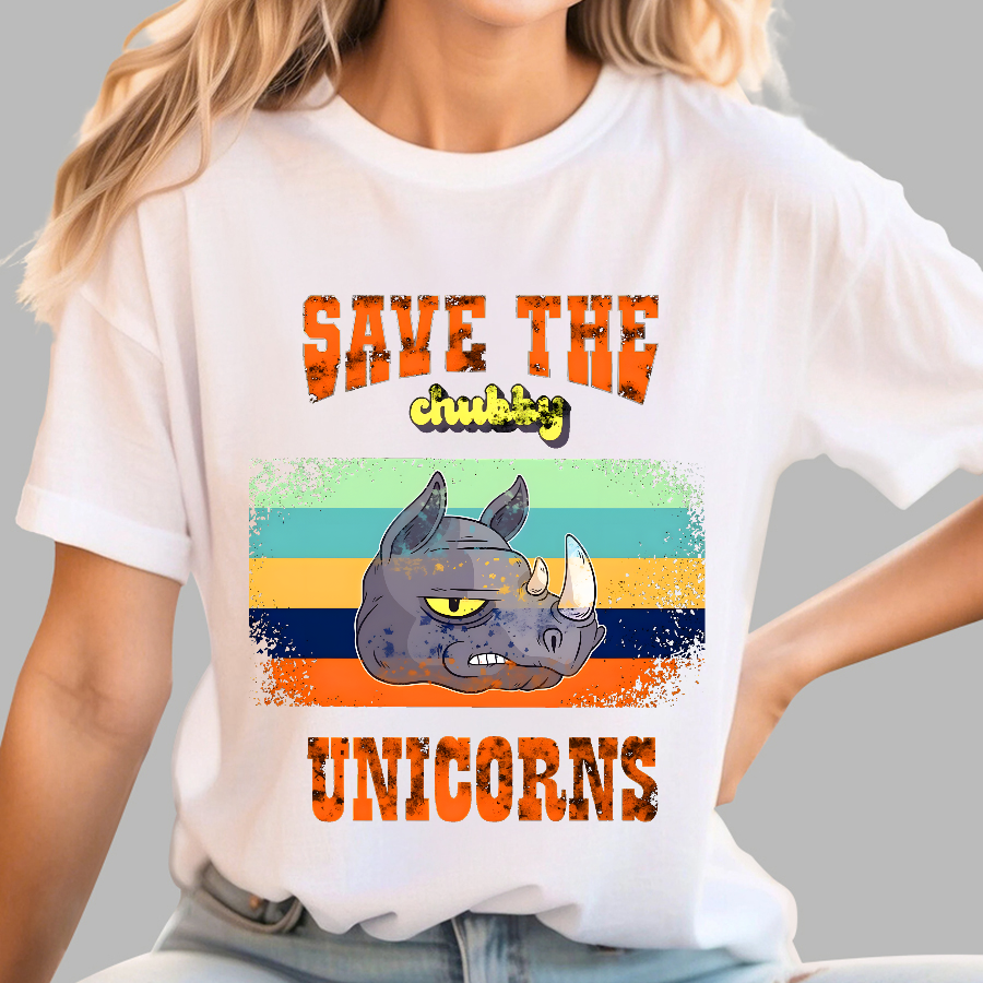 Save the Chubby Unicorns  T-Shirt