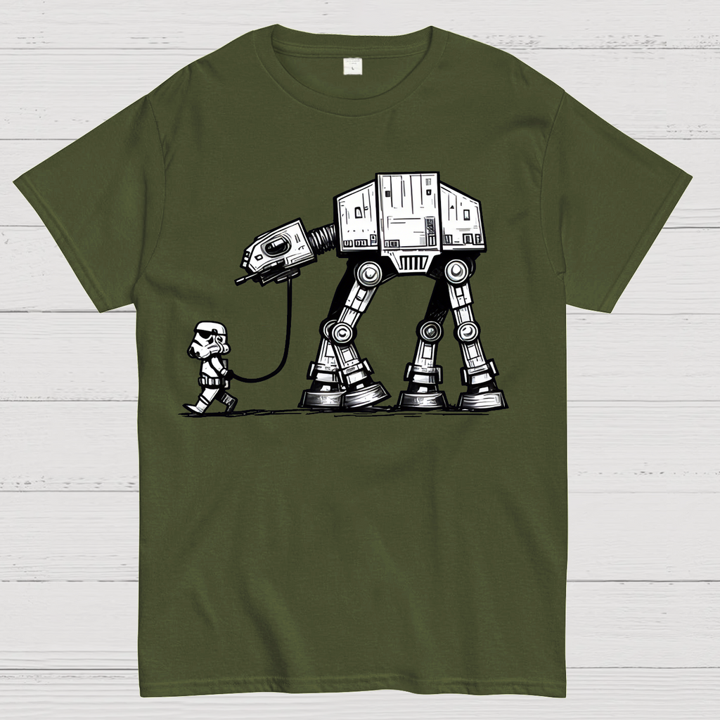 Empire Robot Dog-Planet Battles  T-Shirt