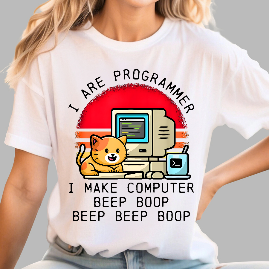 I Are Programmer Funny Cat  T-Shirt